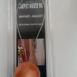 Декоративен магнит за перде оранж