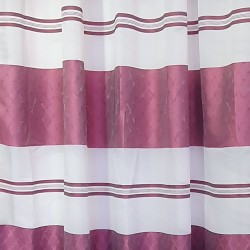 Перде BLOOM полуплътно лилави бели ивици 145/250