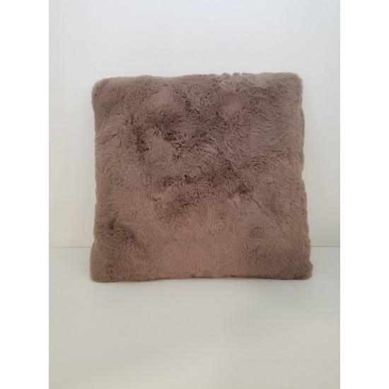 Декоративна възглавница SUEDE SUPER SOFT 45 х 45 см св. кафява