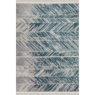 Килим FLOKATI 25290 крем-тюркоаз