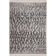 Килим FLOKATI 25302 крем-антацит