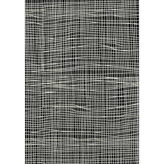 Килим INK 463-2-A900 черно и бяло